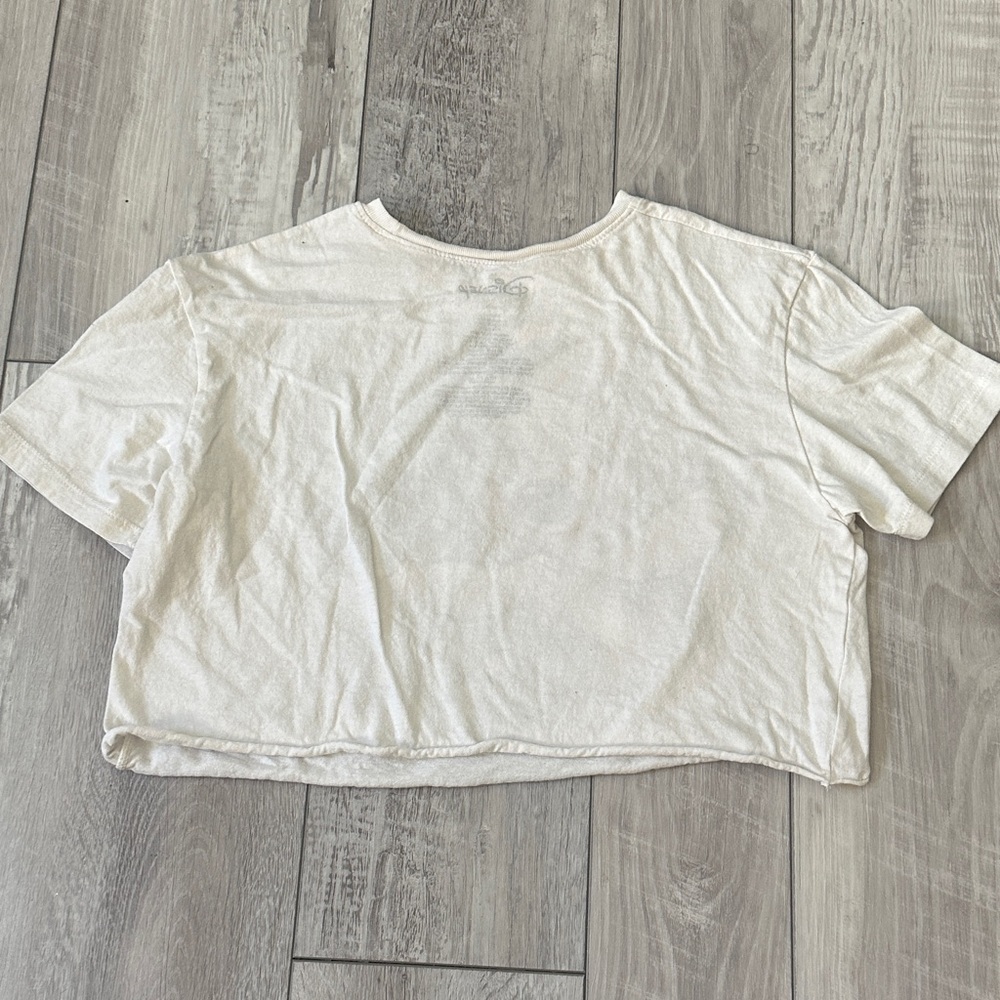 Disney Junior’s Stitch Character Cropped T-Shirt - Cream - Picture 2 of 4